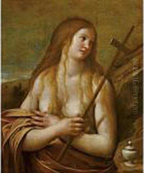 Maddalena Penitente Oil Painting by Guido Reni