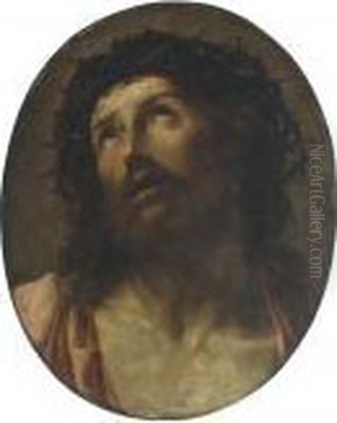 Christ Crowned With Thorns Oil Painting by Guido Reni