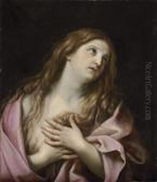 The Penitent Magdalen Oil Painting by Guido Reni