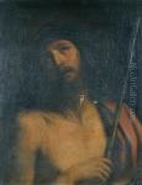 Christ, Our Man Of Sorrows Oil Painting by Guido Reni