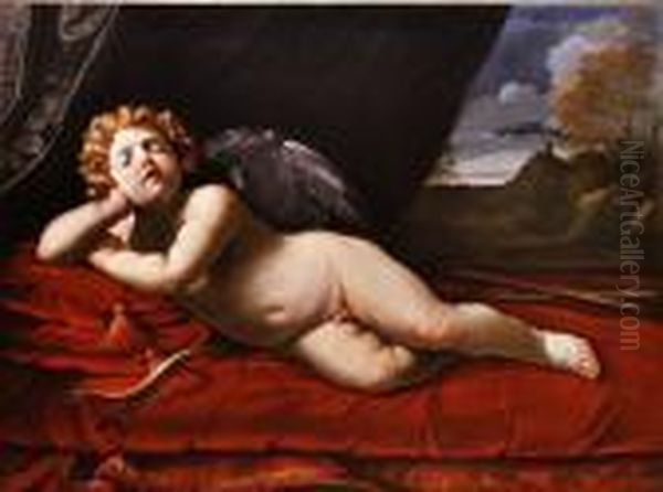 Cupido Dormiente Oil Painting by Guido Reni