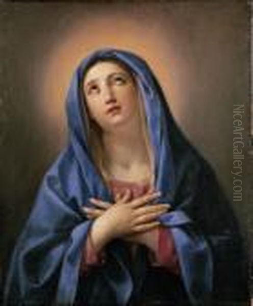 Vergine In Contemplazione Oil Painting by Guido Reni