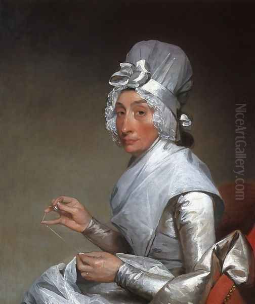 Catherine Brass Yates Oil Painting by Gilbert Stuart