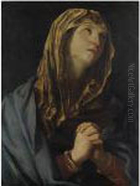 Madonna In Preghiera Oil Painting by Guido Reni