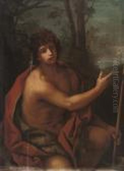 Saint John The Baptist Oil Painting by Guido Reni