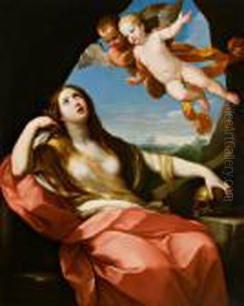 La Maddalena Oil Painting by Guido Reni