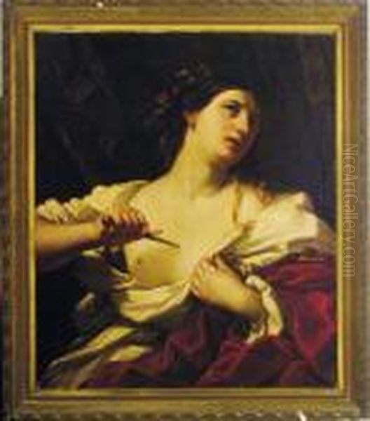 Lucretia Oil Painting by Guido Reni