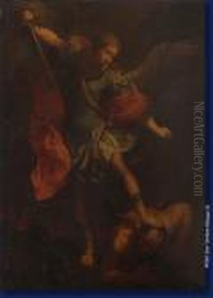 Saint Michel Archange Oil Painting by Guido Reni