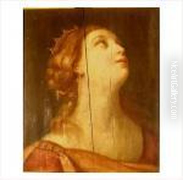 Une Sainte En Extase Oil Painting by Guido Reni