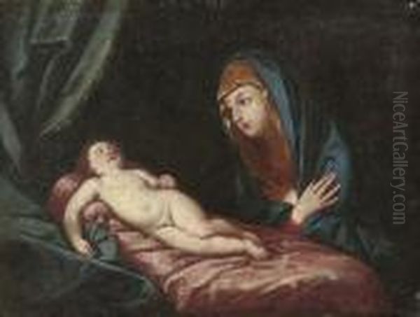 The Madonna And Child Oil Painting by Guido Reni