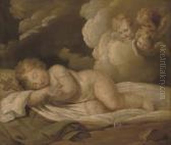 The Infant Christ Oil Painting by Guido Reni