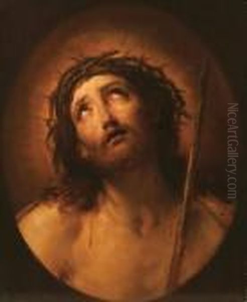 Christ Crowned With Thorns Oil Painting by Guido Reni