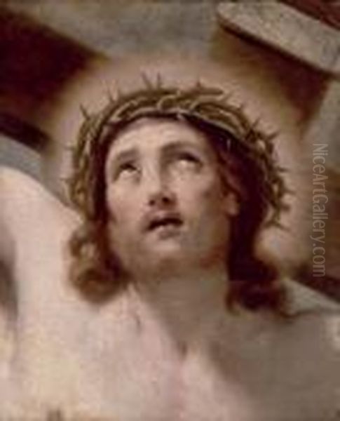 Christ Crowned With Thorns Oil Painting by Guido Reni