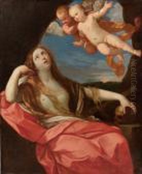 Maddalena Penitente Oil Painting by Guido Reni