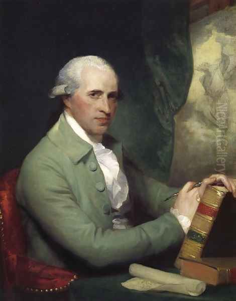 Benjamin West Oil Painting by Gilbert Stuart