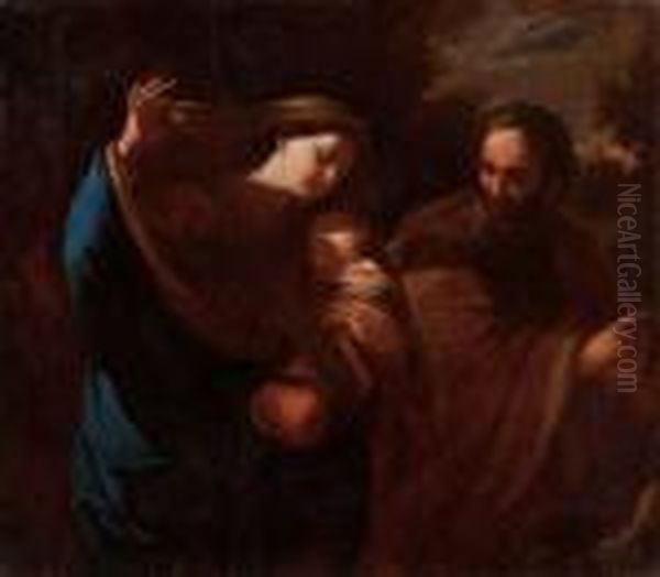 Sacra Famiglia Oil Painting by Guido Reni