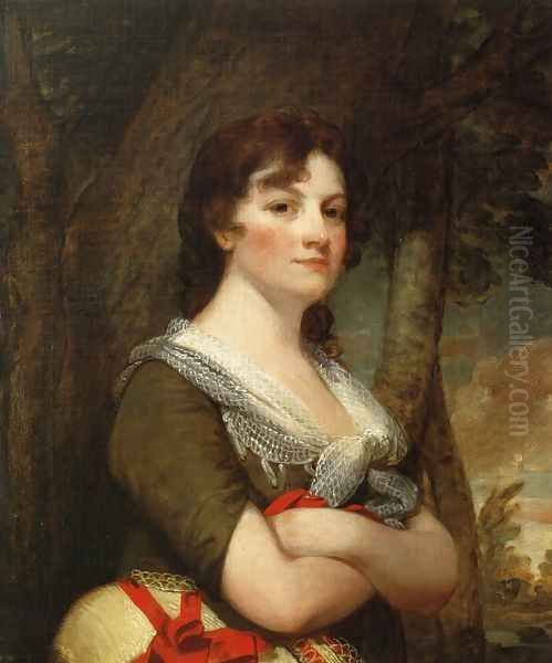 Elizabeth Parke Custis Law Oil Painting by Gilbert Stuart