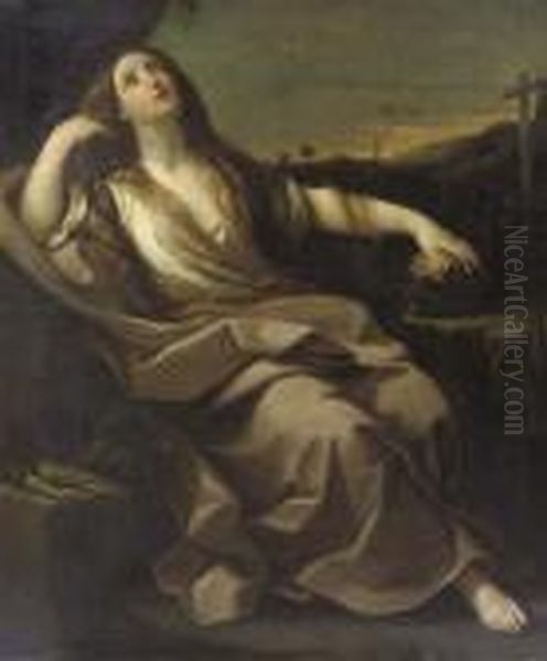 The Penitent Mary Magdalene Oil Painting by Guido Reni