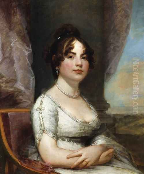 Elizabeth Beltzhoover Mason Oil Painting by Gilbert Stuart