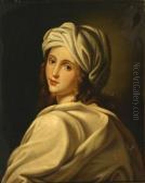 Portrait Of Beatrice Cenci As A Sibyl Oil Painting by Guido Reni