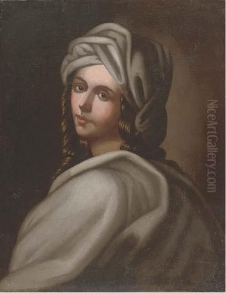 Portrait Of A Girl Oil Painting by Guido Reni