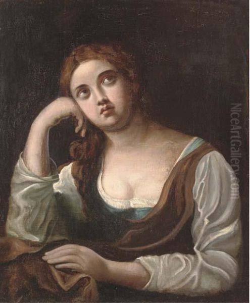 The Penitent Magdalen Oil Painting by Guido Reni