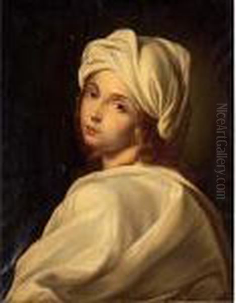 A Portrait Of Beatrice Cenci Oil Painting by Guido Reni