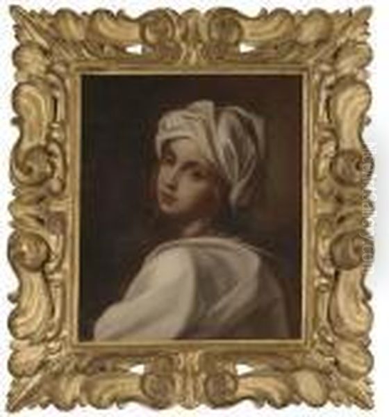 Portrait Of A Girl Oil Painting by Guido Reni