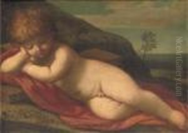 The Infant Christ Oil Painting by Guido Reni