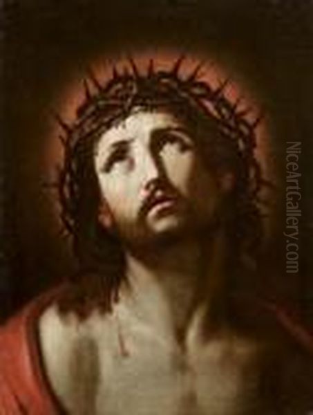 Cristo Coronato Di Spine Oil Painting by Guido Reni