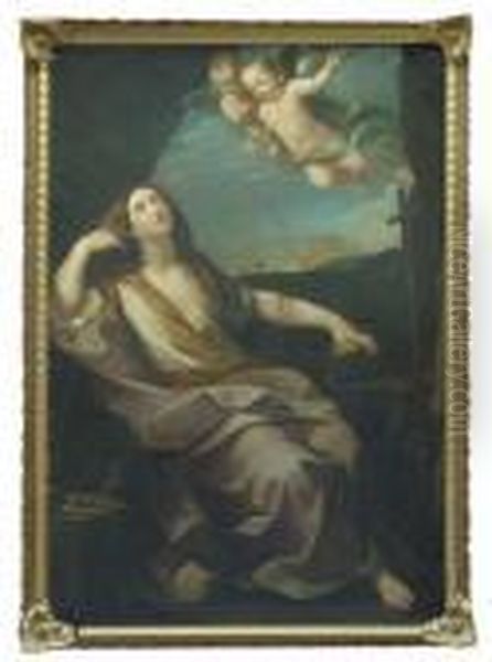 The Penitent Magdalen Oil Painting by Guido Reni