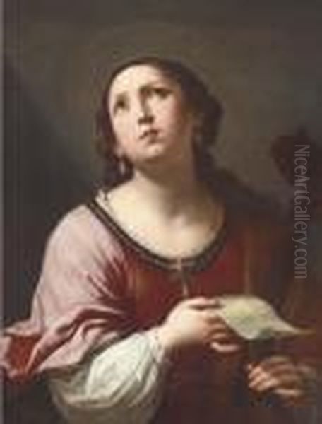 Saint Cecilia Oil Painting by Guido Reni