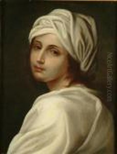 Portrait Of Beatrice Cenci Oil Painting by Guido Reni