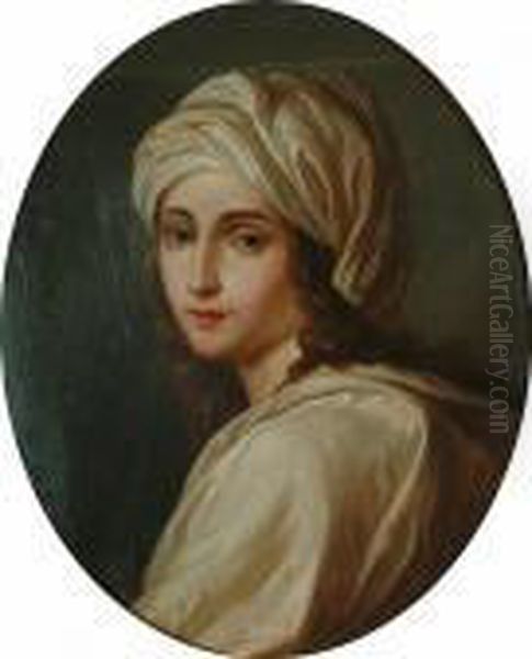 Portrait Of Beatrice Cenci Oil Painting by Guido Reni