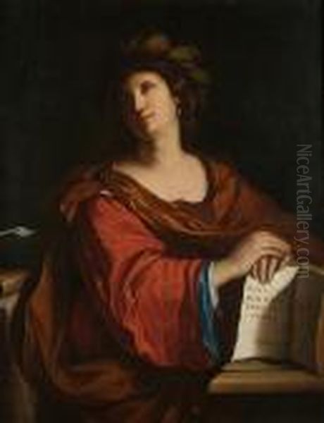 The Samian Sibyl Oil Painting by Guido Reni