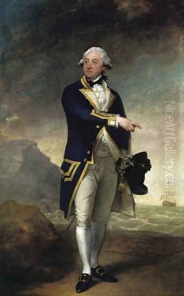 John Gell Oil Painting by Gilbert Stuart