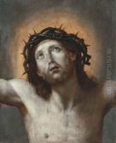 Christ Crowned With Thorns Oil Painting by Guido Reni