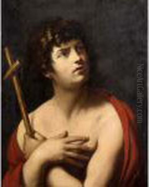 Saint John The Baptist Oil Painting by Guido Reni