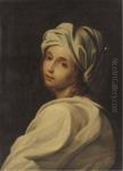 Portrait Of A Girl Oil Painting by Guido Reni