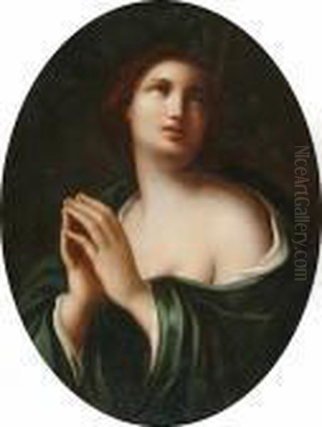 The Penitant Magdalan Oil Painting by Guido Reni