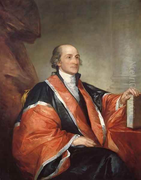 John Jay Oil Painting by Gilbert Stuart