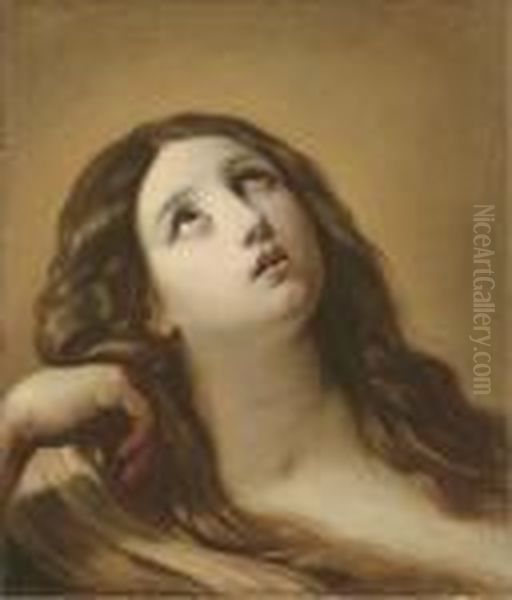 The Penitent Magdalen Oil Painting by Guido Reni