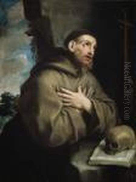 Saint Francis Oil Painting by Guido Reni