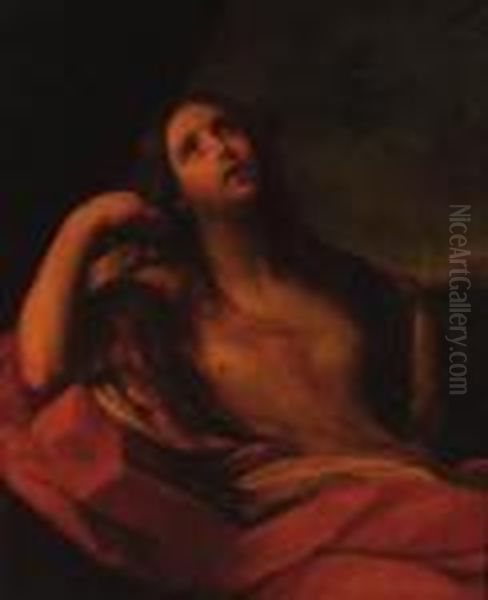 The Penitent Magdalen Oil Painting by Guido Reni