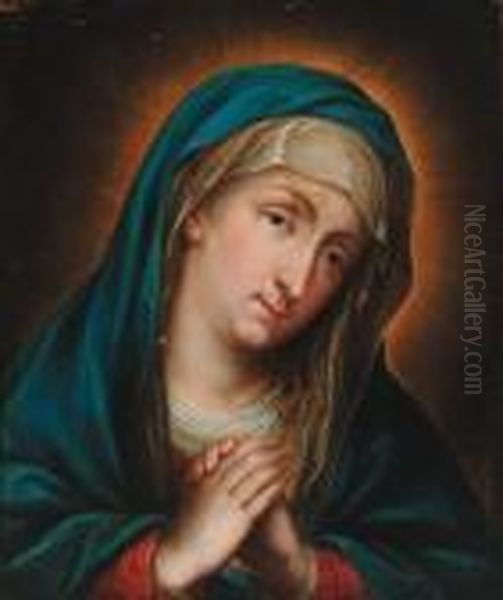 The Madonna At Prayer Oil Painting by Guido Reni