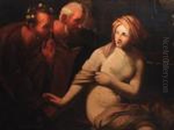 Susanna And The Elders Oil Painting by Guido Reni