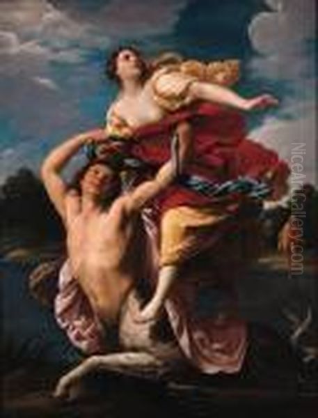 Nessus And Deianeira Oil Painting by Guido Reni