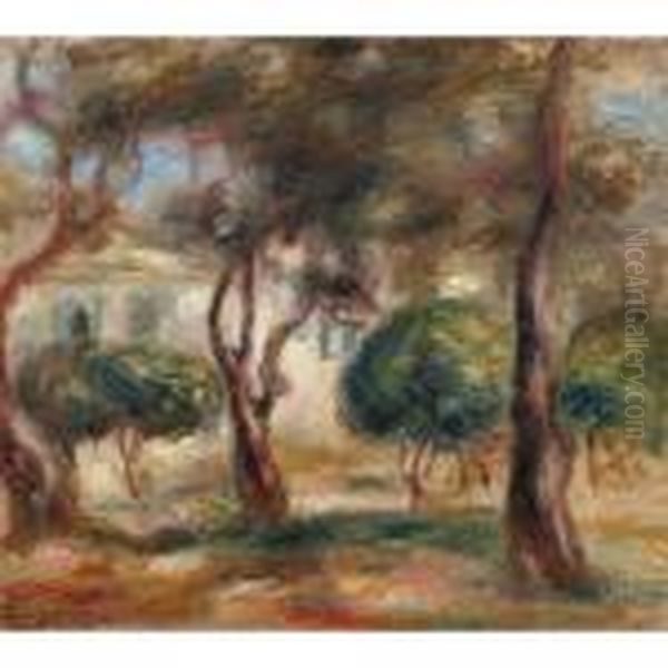 Le Jardin Des Collettes Oil Painting by Pierre Auguste Renoir