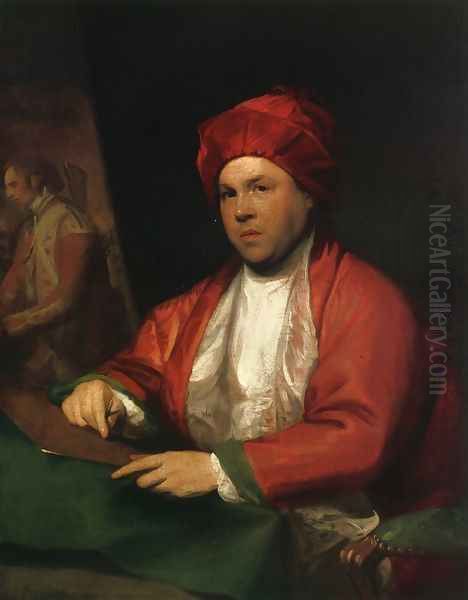 William Woollett Oil Painting by Gilbert Stuart