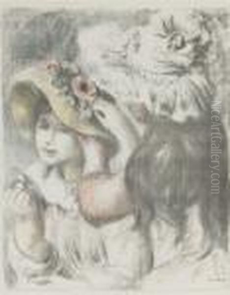 Le Chapeau Epingle, 2e Planche Oil Painting by Pierre Auguste Renoir